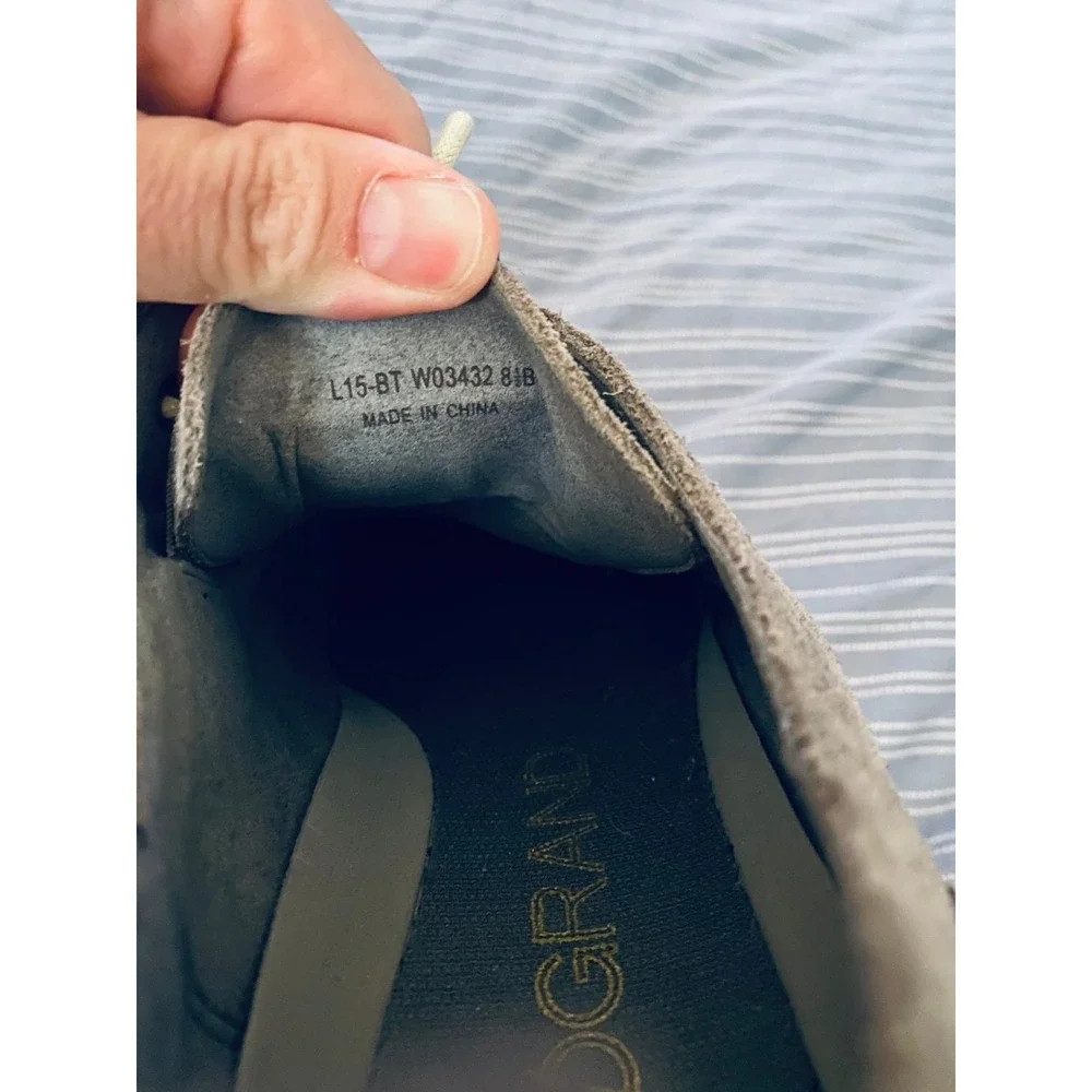 Cole Haan Grand zero suede oxford wingtip shoes‎ 8.5